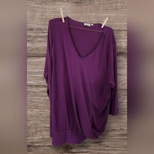 Avenue Plus Size Purple Women's Top